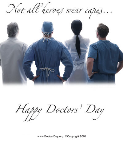 Doctors Day Hero Greeting Card
