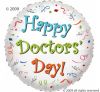 Happy Doctors' Day Balloon White